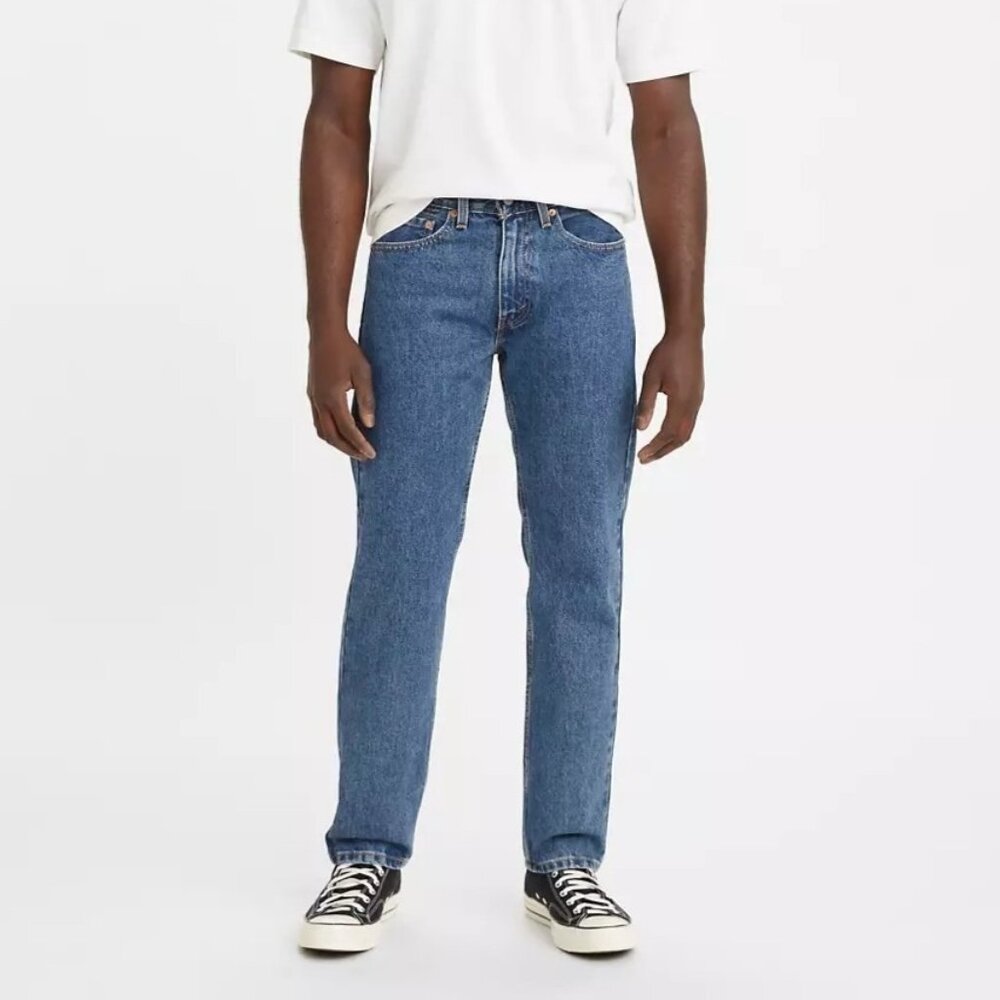 LEVI'S 505 Men's Medium Wash Straight Leg Denim Jeans 40x30